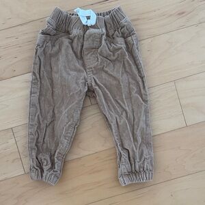 Carter's Light Brown Corduroy Jogger Pants